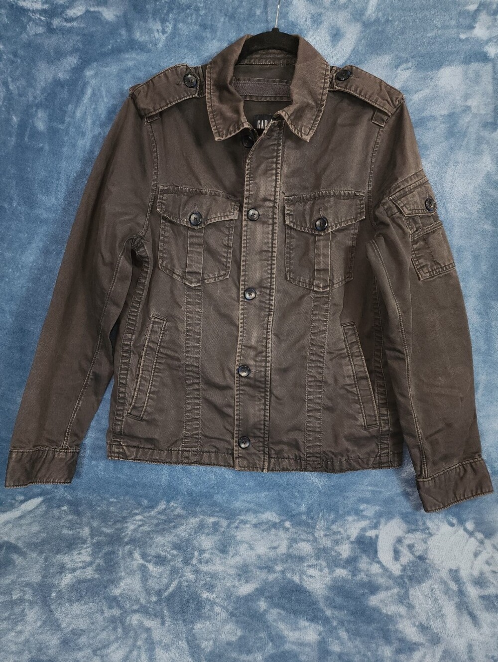 GAP Charcoal Black Military Field Jacket